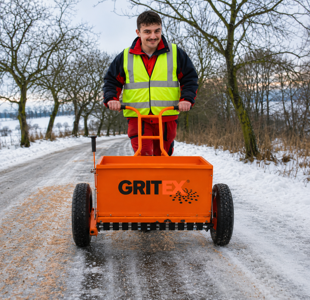Olympus Drop Spreader 100kg Capacity