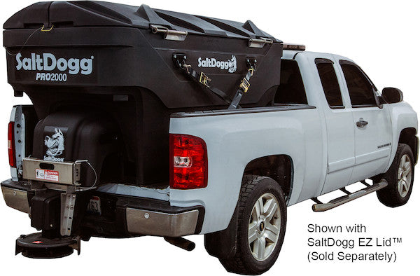 SaltDogg PRO2000CH optional hopper lid configurations