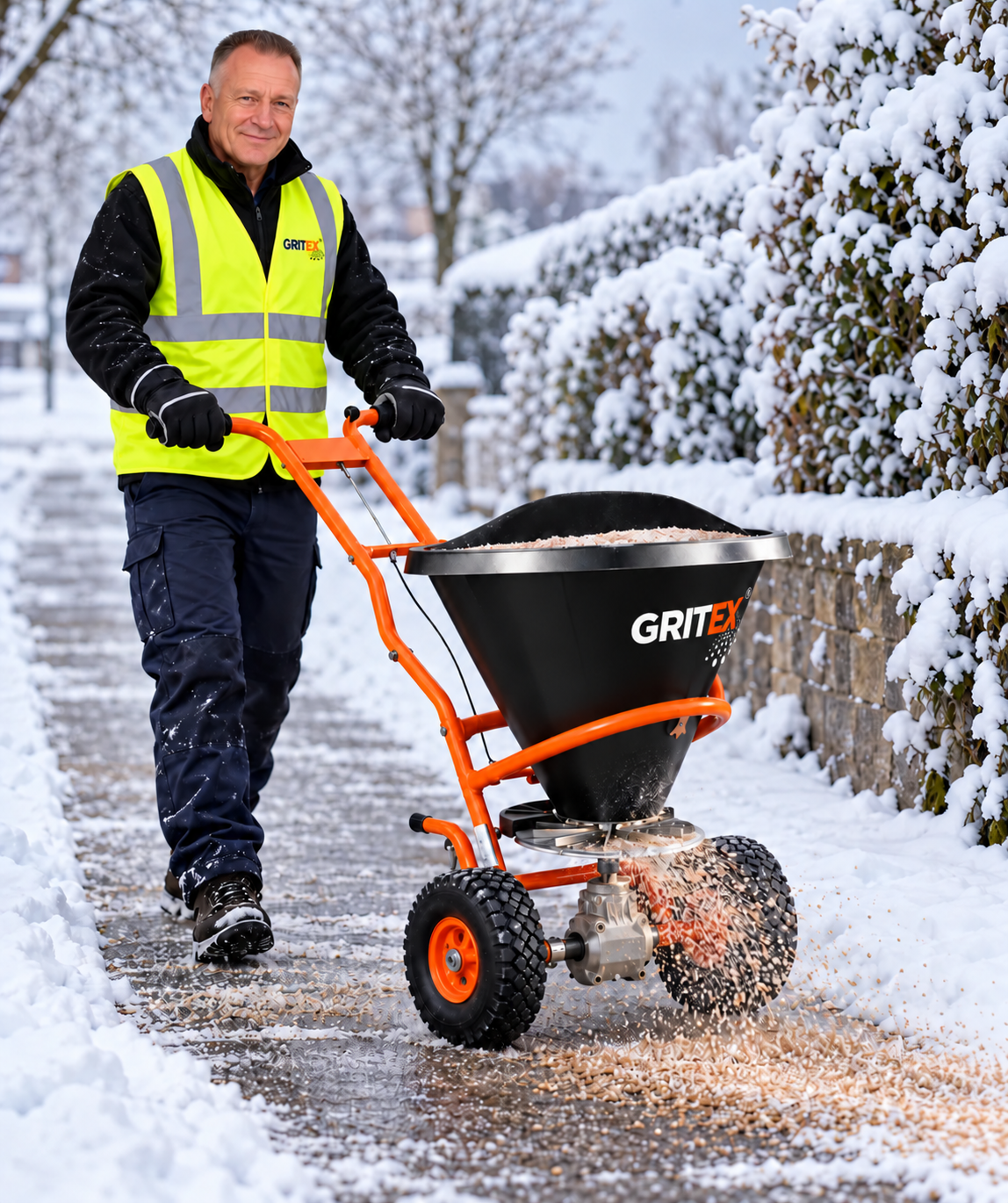Mont Blanc 50kg hand salt spreader