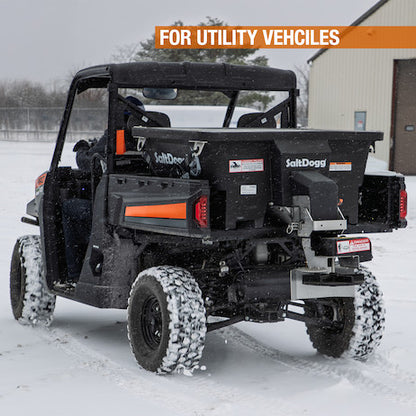SaltDogg SHPE0400 fitted to UTV during winter snow spreading